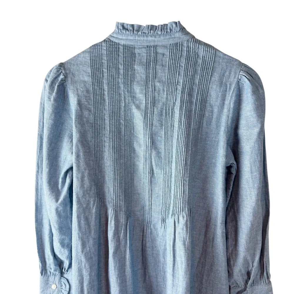 Trovata Birds of Paradis EVE SHIFT DRESS Vintage‎ Indigo $328 Sz Xs